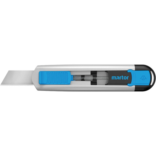 SECUNORM 540 Retractable Knife with Styropor Blade No. 17940, 36 mm, Stainless Steel, Heavy-Duty, Aluminum Handle TGS INDUSTRIEL