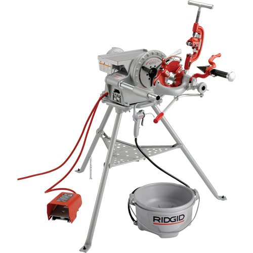 Syst&egrave;me de filetage complet pour fileteuse &eacute;lectrique mod&egrave;le 300, 57 tr/min, Filetage de la tige 1/8" - 2"  TGS INDUSTRIEL