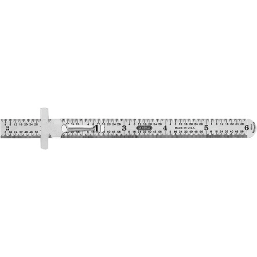 Industrial Precision Flexible Ruler, 6" L, Steel TGS INDUSTRIEL