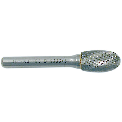 Fraise ovale, 1/4" dia., 1/4" Tige, 3/8" Prof. de la coupe TGS INDUSTRIEL