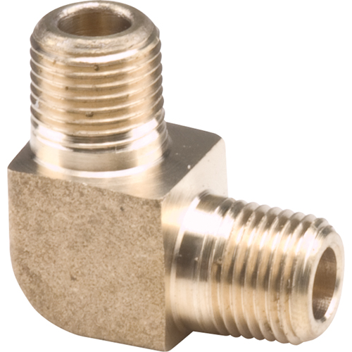 Coudes de tuyau 90° m&acirc;le, 1/4" dia., Laiton TGS INDUSTRIEL