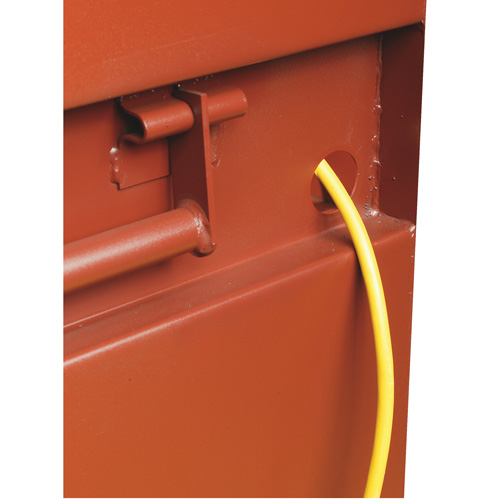 Armoire &agrave; tablettes Jobsite, Acier, 47,5 pi³, Rouge TGS INDUSTRIEL