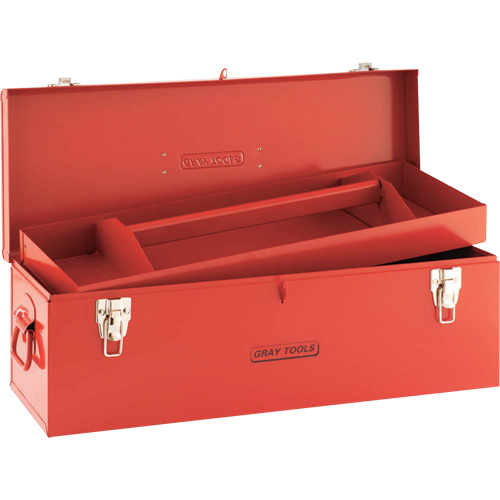 Coffre &agrave; outils, 10-3/4" P x 25-1/2" la x 10" h, Rouge TGS INDUSTRIEL