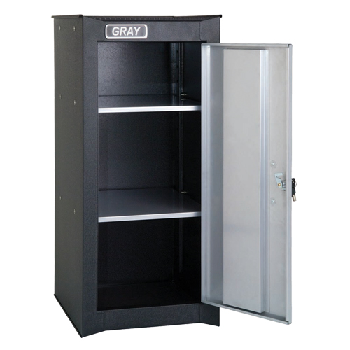 Armoire compl&eacute;mentaire, 2 tiroirs, 14-3/4" la x 18" p x 33-3/4" h, Noir TGS INDUSTRIEL