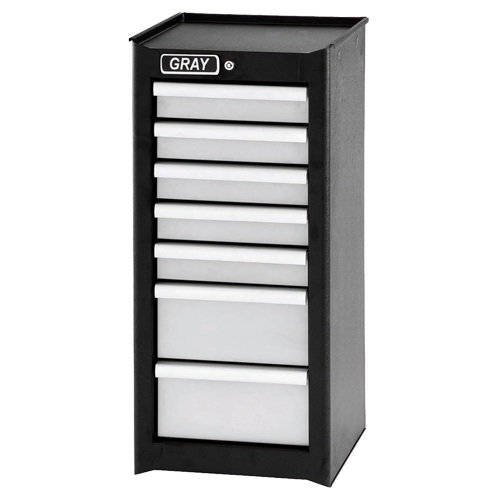 Armoire compl&eacute;mentaire, 7 tiroirs, 14-3/4" la x 18" p x 33,34" h, Noir TGS INDUSTRIEL