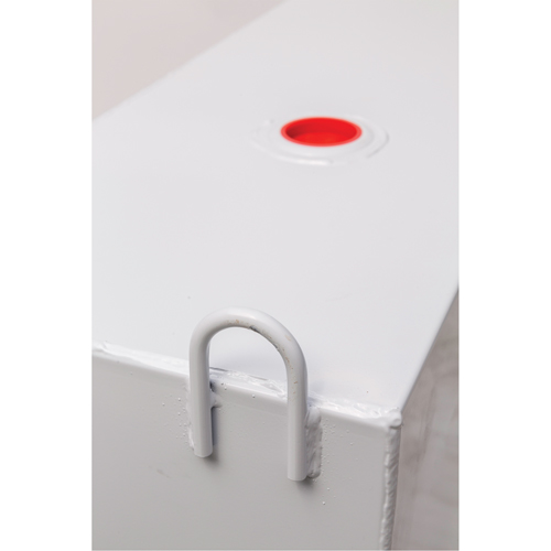 R&eacute;servoir de transfert pour carburant en acier, Acier, Capacit&eacute; 100 gal., Blanc TGS INDUSTRIEL