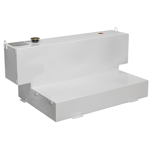 Steel Fuel Transfer Tank, Steel, 100 Gal. Capacity, White TGS INDUSTRIEL