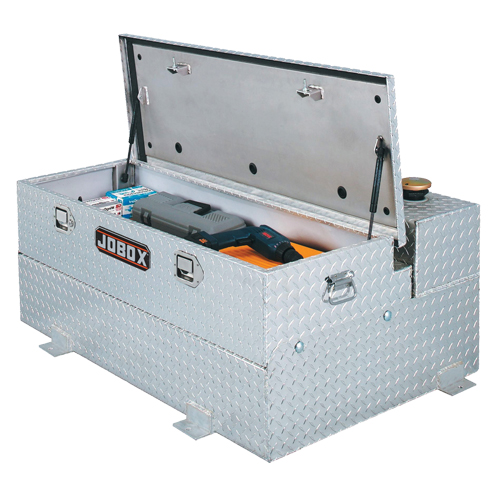 R&eacute;servoir de transfert pour carburant & coffre en aluminium, Aluminium, Capacit&eacute; 74 gal., Argent TGS INDUSTRIEL