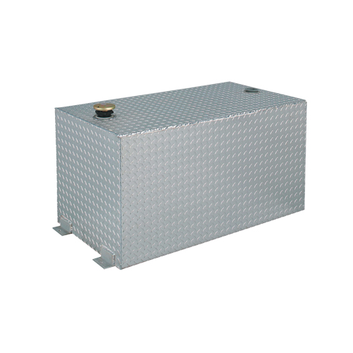 R&eacute;servoir de transfert pour carburant en aluminium, Aluminium, Capacit&eacute; 100 gal., Argent TGS INDUSTRIEL