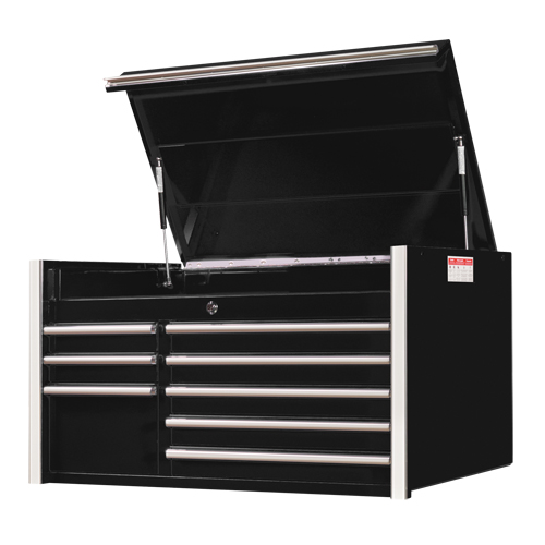 RX Series Tool Chest, 41" W, 8 Drawers, Black TGS INDUSTRIEL