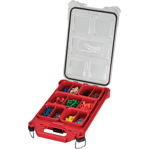 Organisateur profil&eacute; et compact Packout, 16-2/5" x 9-3/4" x 2-1/2", Noir/Rouge TGS INDUSTRIEL