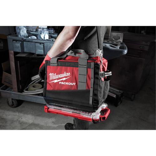 Organisateur profil&eacute; et compact Packout, 16-2/5" x 9-3/4" x 2-1/2", Noir/Rouge TGS INDUSTRIEL