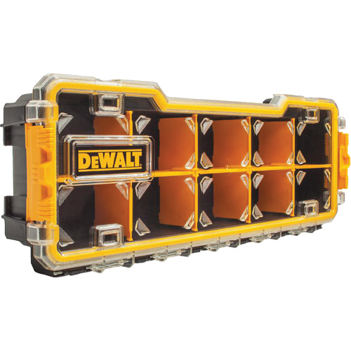Organisateur avec compartiments PRO, 6-5/8" la x 17-5/8" p x 2-7/8" h, Noir/Jaune TGS INDUSTRIEL