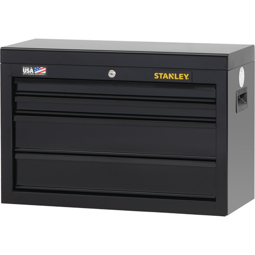 100 Series Tool Chest, 26" W, 4 Drawers, Black TGS INDUSTRIEL