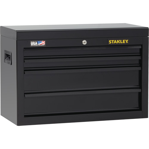 100 Series Tool Chest, 26" W, 4 Drawers, Black TGS INDUSTRIEL