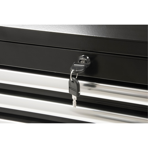 Coffre &agrave; outils industriel, 26" la, 4 tiroirs, Noir TGS INDUSTRIEL