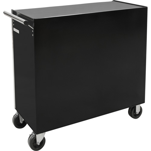 Industrial Tool Cart, 11 Drawers, 41" W x 18-3/4" D x 39-1/3" H, Black TGS INDUSTRIEL