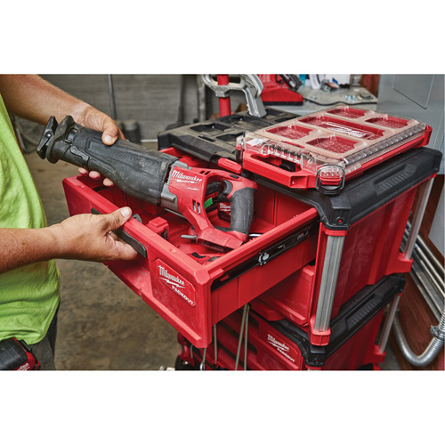 Boîte &agrave; outils avec 2 tiroirs Packout, 16-1/3" x 14-1/3" x 22-1/5", Rouge TGS INDUSTRIEL