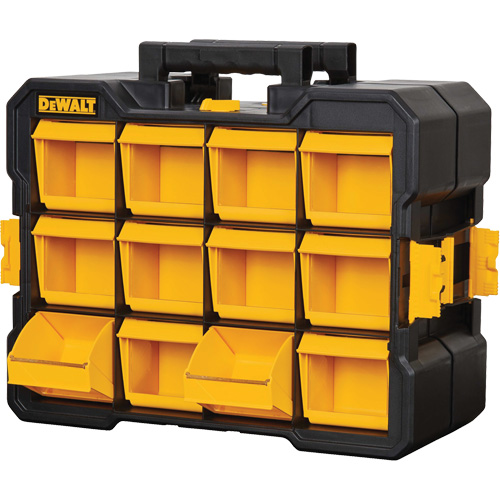Organisateur Flip-Bin, 3-7/8" la x 17-3/4" p x 13-7/8" h, Noir/Jaune TGS INDUSTRIEL