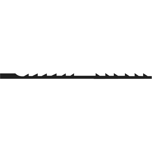 12-Piece Precision Ground Scroll Saw Blades, Scroll cutting, 0.037" W x 5" L, 13 TPI TGS INDUSTRIEL