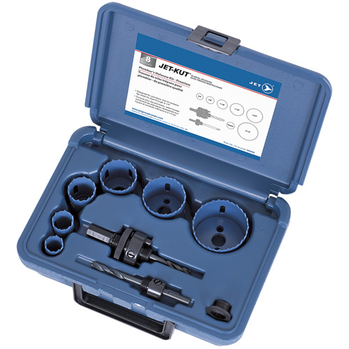 Premium Plumber's Holesaw Kit, 8 Pieces TGS INDUSTRIEL