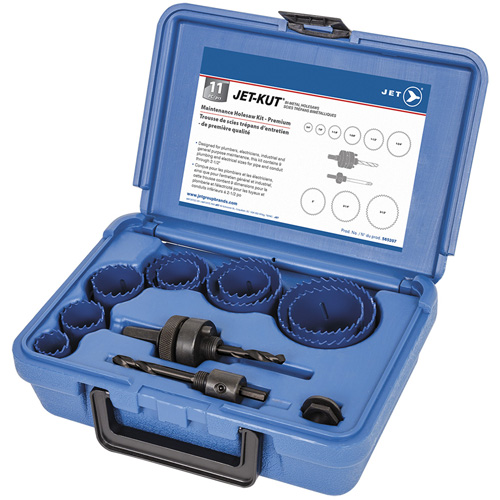 Coffret de scies-cloches d'entretien, 11 morcea TGS INDUSTRIEL