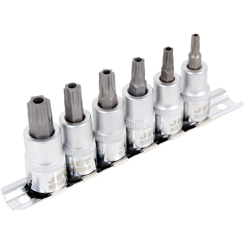 SS386TB Tamperproof Bit Socket Set, Torx&reg; Tamper, 3/8" Drive, 6 Pcs TGS INDUSTRIEL