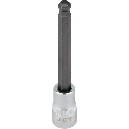 Bit Socket, Hex Ball, 1/8" x 4" L, 3/8" Drive TGS INDUSTRIEL