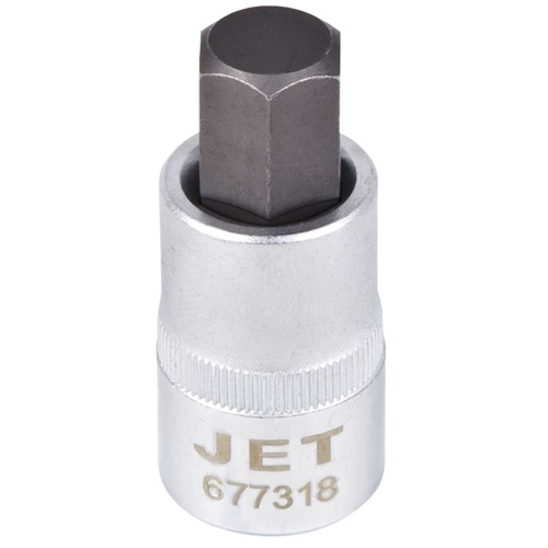 Bit Socket, Hex, 1/2" x 2" L, 1/2" Drive TGS INDUSTRIEL
