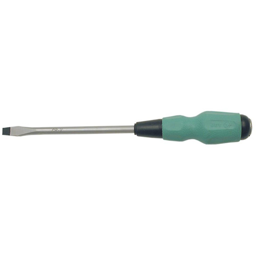Tournevis &agrave; fente TORQUE DRIVE, Tige de #4, Ronde, 4" lo, Prise en Coussin&eacute;e TGS INDUSTRIEL