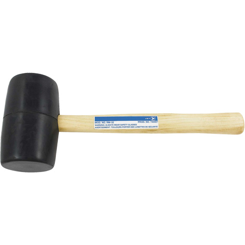 RM-32 Maillet en caoutchouc, 32 oz, Prise en Bois, 13-1/2" lo TGS INDUSTRIEL