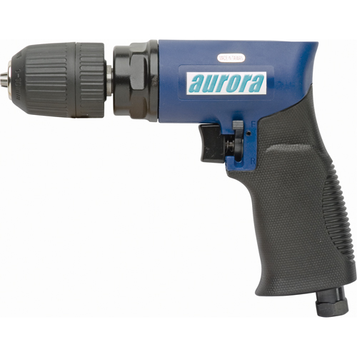 Perceuses r&eacute;versibles pneumatiques 3/8", 4 pi³/min, 1/4" NPT, 88 dBA, 3/8" mandrin TGS INDUSTRIEL