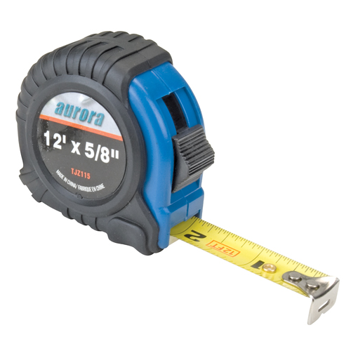Measuring Tape , 5/8" x 12', in/ft. Graduations TGS INDUSTRIEL