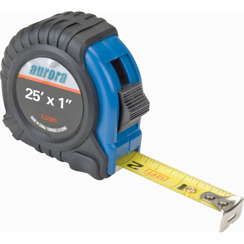 Measuring Tape, 1" x 25', in/ft. Graduations TGS INDUSTRIEL
