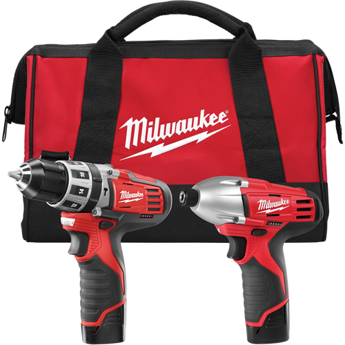 2-Tool Combo M12 Cordless Kits, Lithium-Ion, 12 V TGS INDUSTRIEL