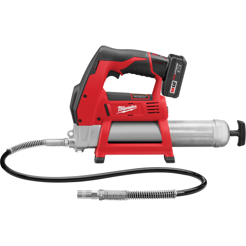 M12 Cordless Grease Gun Kit, Lithium-Ion, 12 V TGS INDUSTRIEL