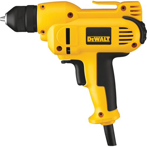 VSR Mid-Handle Drill, 3/8" Chuck, 8 A, 120 V, 0-2500 RPM, Keyless Chuck TGS INDUSTRIEL