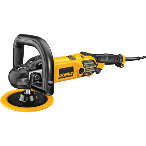 Variable Speed Polisher with Soft Start, 9"/7" Pad, 120 V, 12 A, 0-3500 RPM TGS INDUSTRIEL
