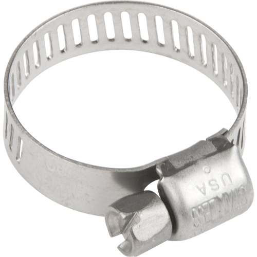 Hose Clamps - Stainless Steel Band & Screw, Min Dia. 0.316, Max Dia. 7/8" TGS INDUSTRIEL