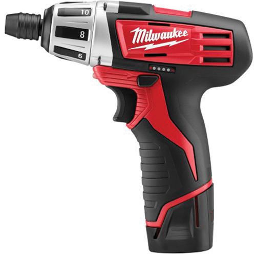 Sub-Compact Cordless Drill/Driver Kits, 1/4", 12 V, 150 in-lbs Max. Torque, Lithium-Ion Battery TGS INDUSTRIEL