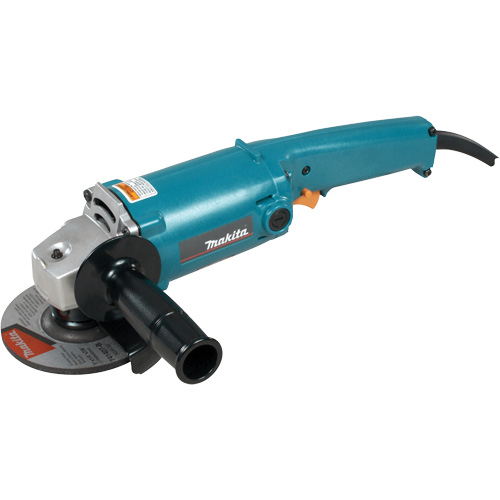 Meuleuse angulaire avec g&acirc;chette de s&eacute;curit&eacute; CA/CC &agrave; deux niveaux, 5", 120 V, 10 A, 12 000 Tr/min TGS INDUSTRIEL
