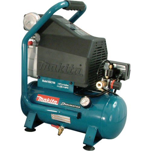 Big Bore Air Compressor, Electric, 2.6 Gal. (3.2 US Gal), 130 PSI TGS INDUSTRIEL