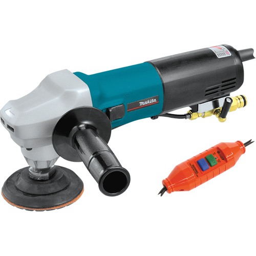 Electronic Stone Polisher, 4" Pad, 7.9 A, 2000-4000 RPM TGS INDUSTRIEL