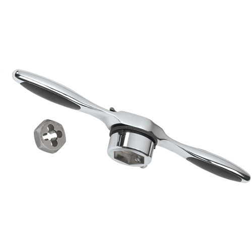 Jeu d'accessoires pour taraud &agrave; cliquet & tourne-fili&egrave;re , 5 Morceaux TGS INDUSTRIEL