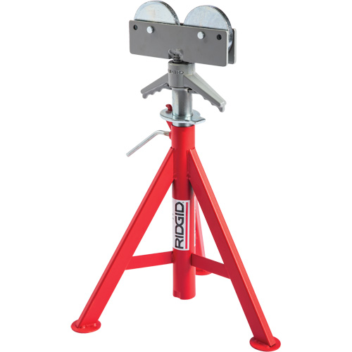 Support de tuyau pour rouleau baiss&eacute; no RJ-98, 59-104 cm R&eacute;glage de la hauteur, 12" Capacit&eacute; max. de tuyau, 1000 lb Capacit&eacute; de charge max. TGS INDUSTRIEL