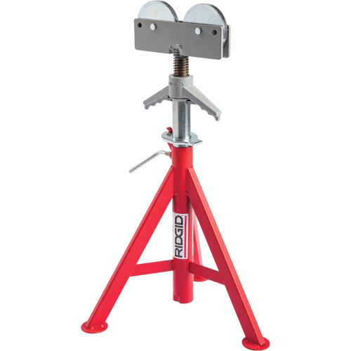Support de tuyau pour rouleau baiss&eacute; no RJ-98, 59-104 cm R&eacute;glage de la hauteur, 12" Capacit&eacute; max. de tuyau, 1000 lb Capacit&eacute; de charge max. TGS INDUSTRIEL