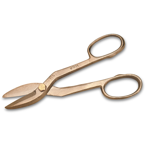 Cisailles pour feuilles m&eacute;talliques, Longueur de coupe de 3", Coupe Droit TGS INDUSTRIEL