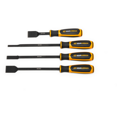 4-Piece Dual Material Wide Scraper Set TGS INDUSTRIEL