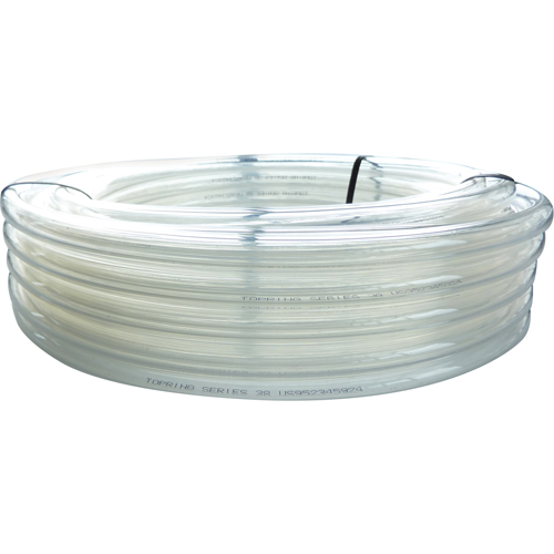 Tube, Air/Eau, 0,3125" DE x 100' lo, PVC, Transparent, 55 psi @ 20°C TGS INDUSTRIEL