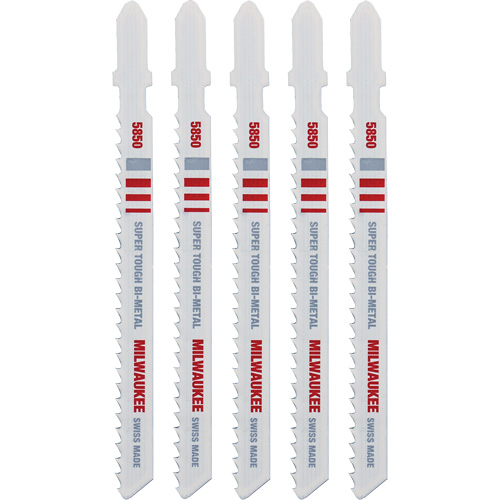 Lame de scie sauteuse, Bim&eacute;tal, Tige en T, 4" lo, 8 dents par pouce TGS INDUSTRIEL
